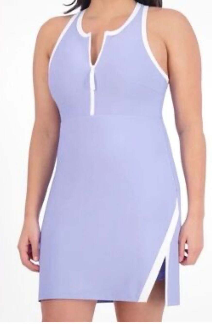 Sage Collective Athletic Zip-Front Dress Size M